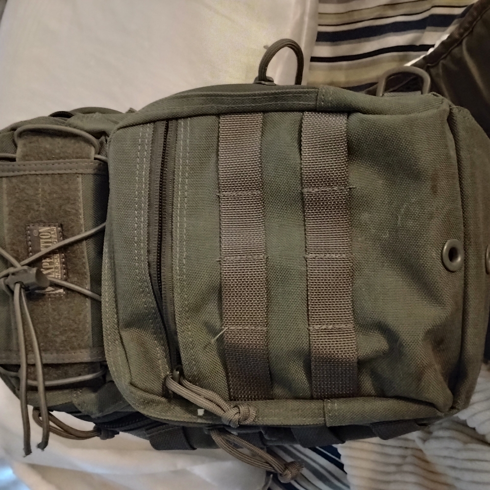 Green Tactical Backpack with MOLLE System
